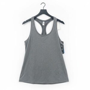 All in Motion Women’s Charcoal Racerback Tank size Large NWT
